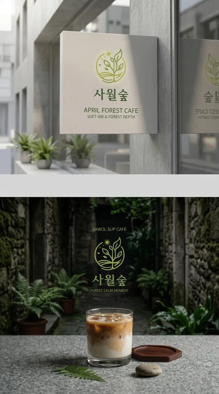 농식품·축산 로고 디자인 — 사월의 부드러운 온기가 머무는 공간 농식품 브랜드 로고 브랜드 시스템