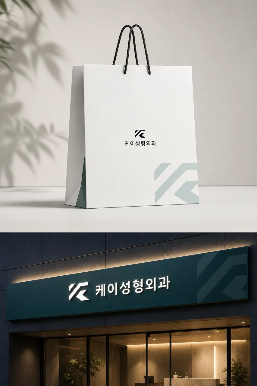 병원·의원 로고 디자인 — 한국 미의 기준을 제시하는 프리미엄 메디컬 병원 로고 브랜드 시스템