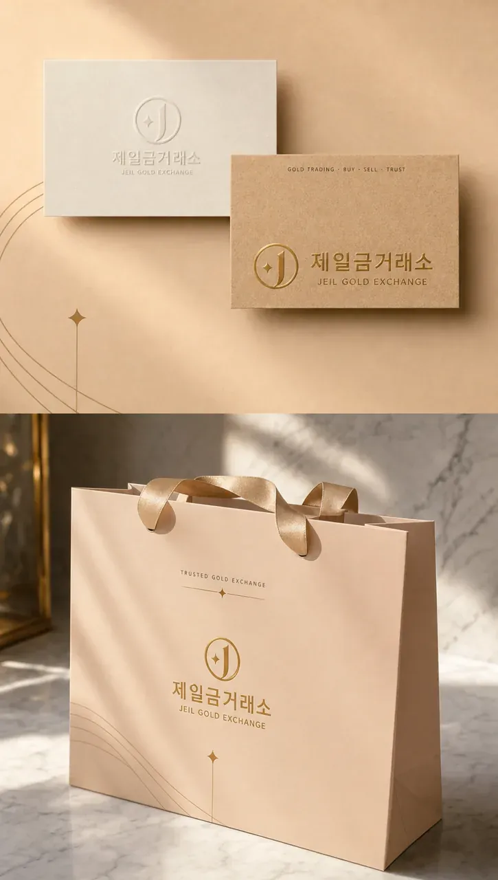 금융·부동산 로고 디자인 — 순환하는 신뢰 금융·부동산 기업 로고 브랜드 시스템