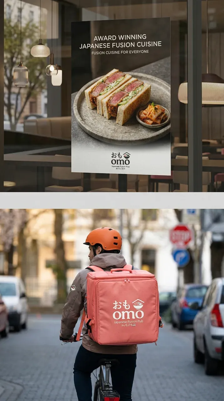 카페·베이커리 로고 디자인 — 20-30대 여성이 편안하게 찾는 퓨전 술집 카페 로고 브랜드 시스템