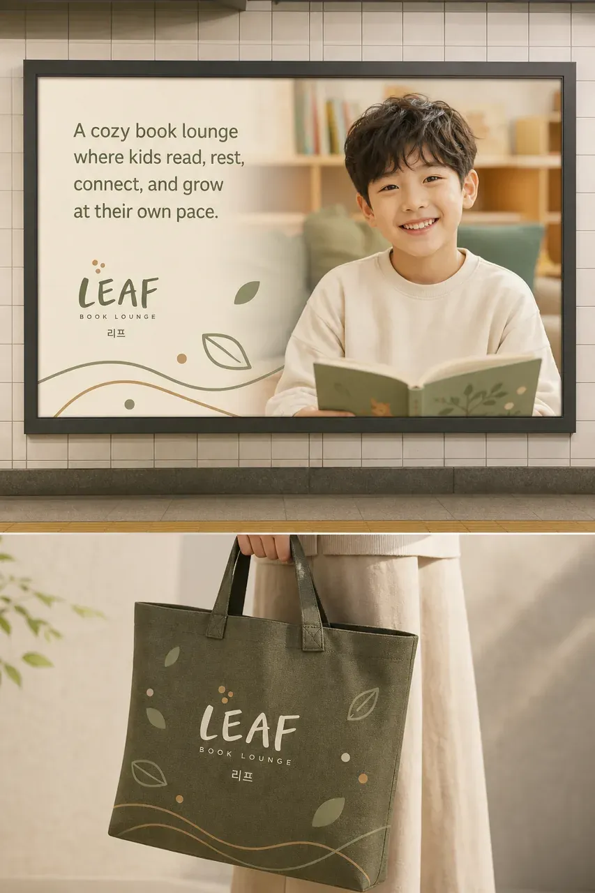 음식점·외식 로고 디자인 — 자연스러운 성장을 담은 북유럽 감성 음식점 로고 브랜드 시스템