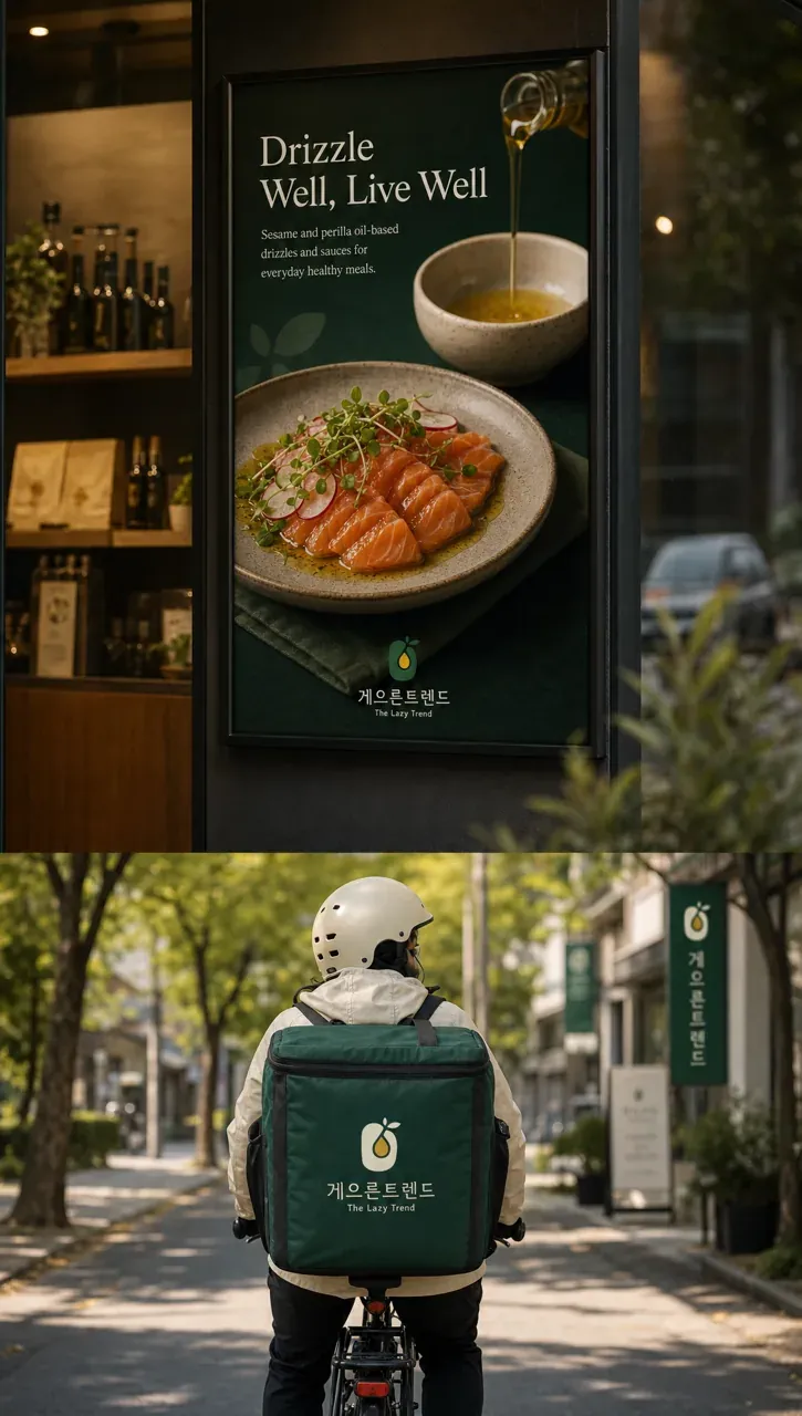 농식품·축산 로고 디자인 — 의 유려한 흐름 농식품 브랜드 로고 브랜드 시스템