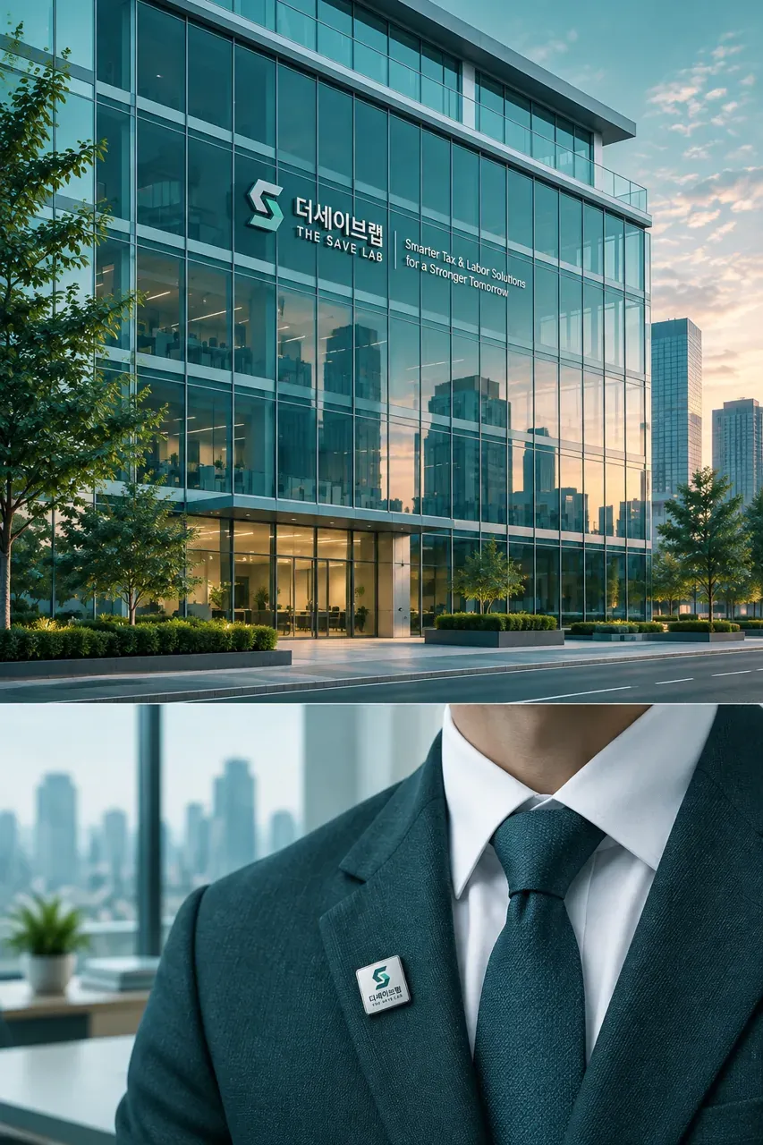 법률·세무·특허 로고 디자인 — 절감의 정밀도 법률사무소 로고 브랜드 시스템
