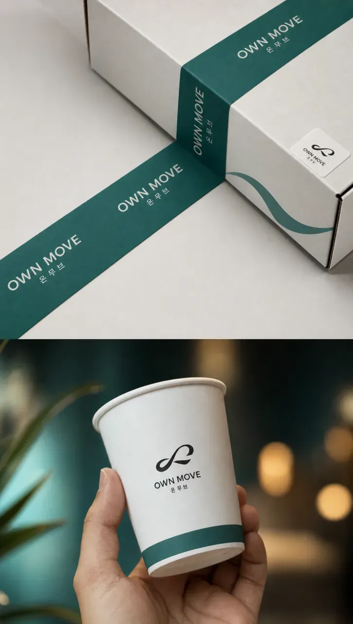 스포츠·피트니스 로고 디자인 — 미니멀한 조합형 스포츠 브랜드 로고 브랜드 시스템