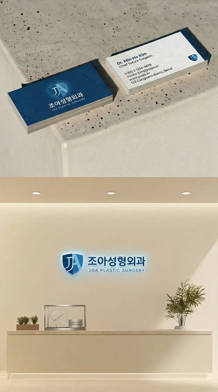 병원·의원 로고 디자인 — 미니멀한 병원 로고 브랜드 시스템