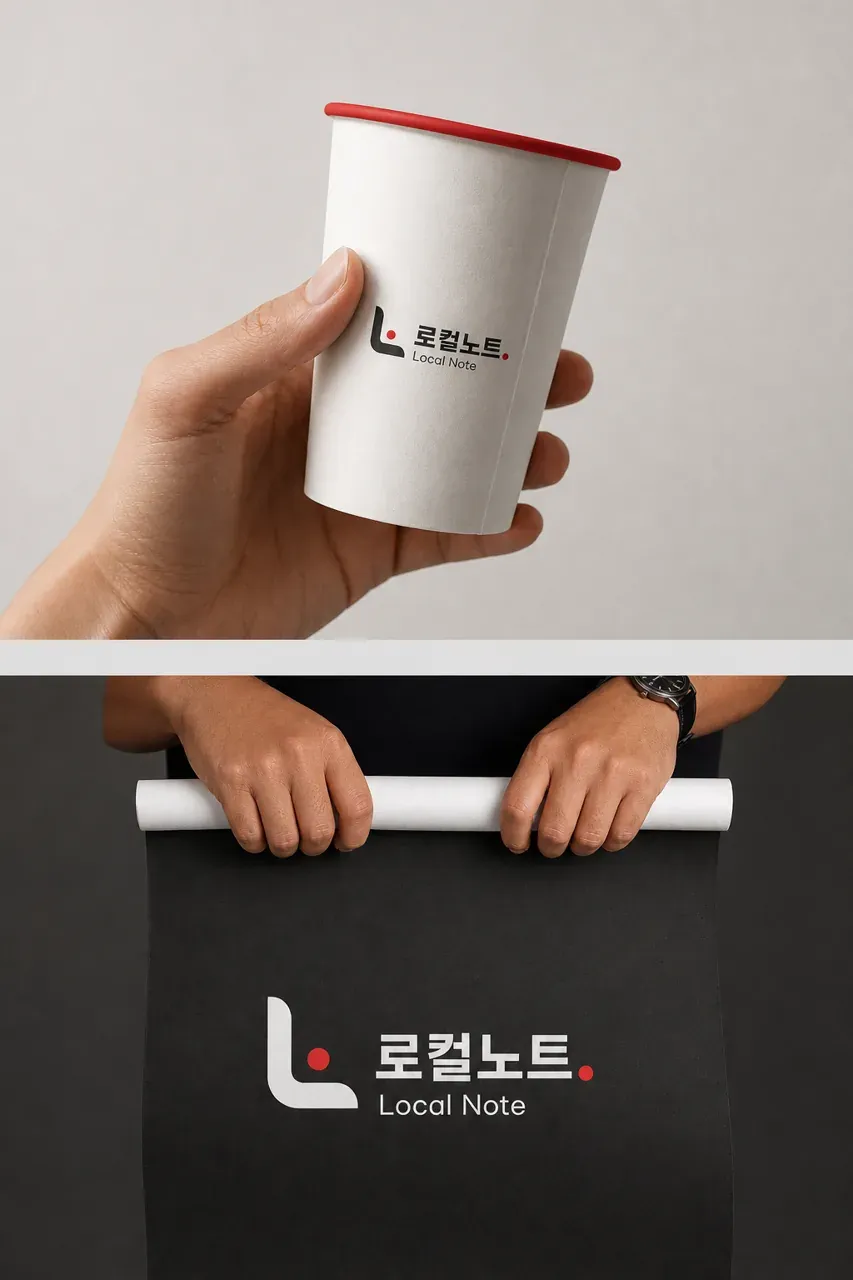 그 외 로고 디자인 — 지역을 기록하고 공유하는 친근한 공간 브랜드 로고 브랜드 시스템
