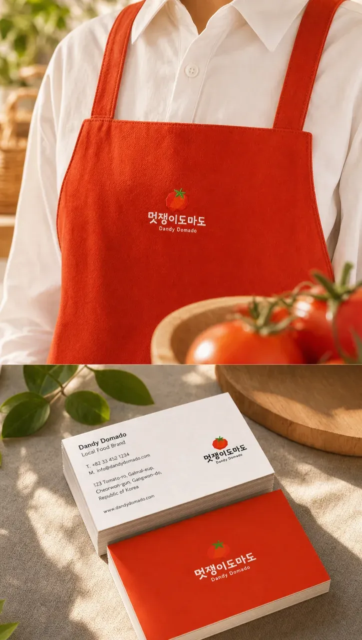 농식품·축산 로고 디자인 — 철원 청정의 따뜻한 신뢰 농식품 브랜드 로고 브랜드 시스템
