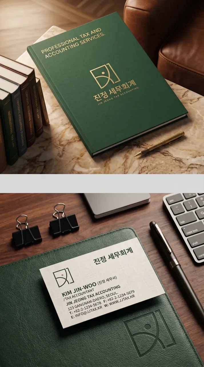 법률·세무·특허 로고 디자인 — 마음까지 편안해지는 세무 파트너 법률사무소 로고 브랜드 시스템