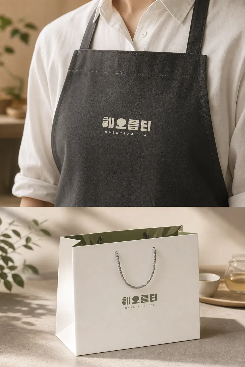 농식품·축산 로고 디자인 — 새벽 햇살처럼 차분한 일상의 쉼 농식품 브랜드 로고 브랜드 시스템