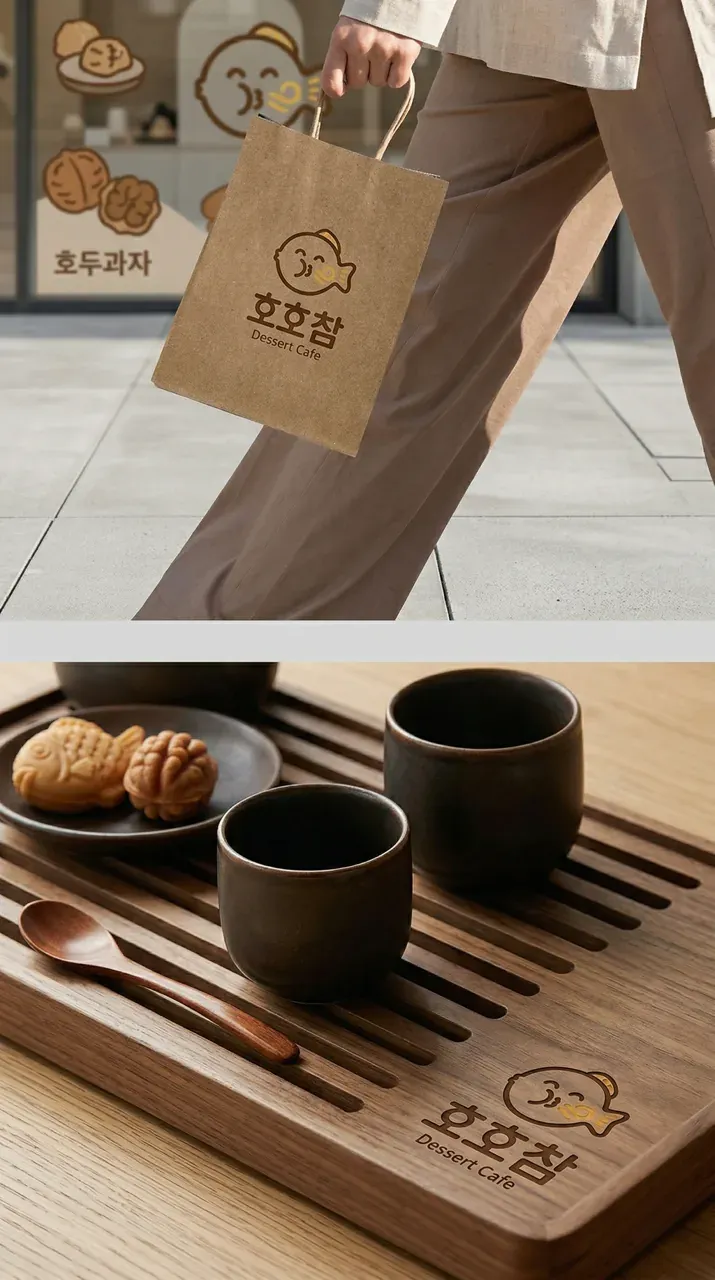 카페·베이커리 로고 디자인 — 미니멀한 카페 로고 브랜드 시스템