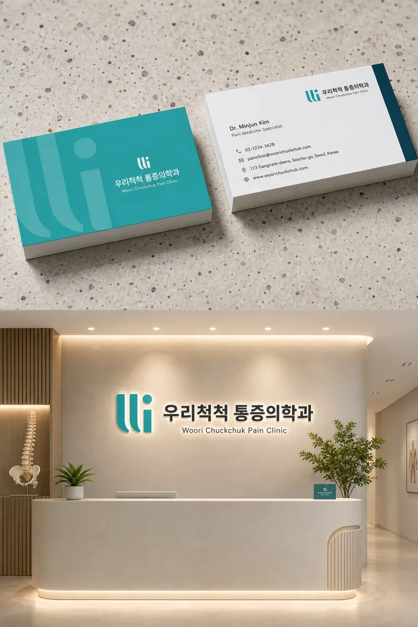 병원·의원 로고 디자인 — 따뜻하고 친근한 병원 로고 브랜드 시스템