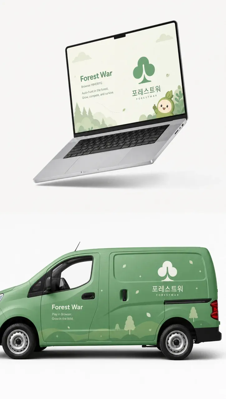 IT·테크 로고 디자인 — 성장의 나무 IT 서비스 로고 브랜드 시스템