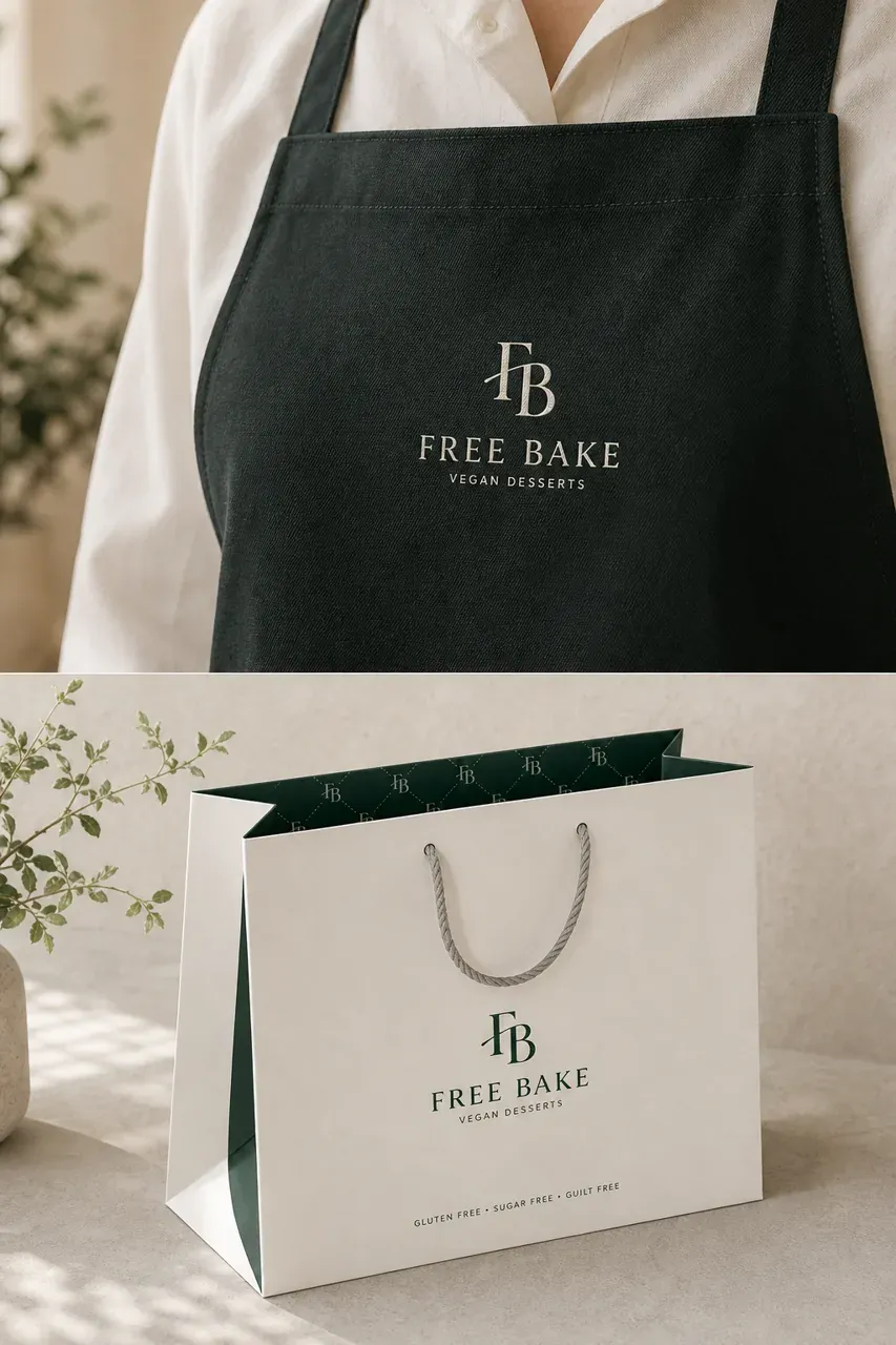 카페·베이커리 로고 디자인 — 비건이 특별하지 않은 일상 카페 로고 브랜드 시스템