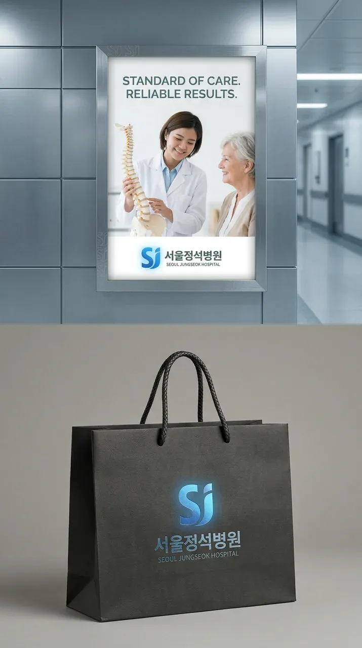 병원·의원 로고 디자인 — 환자가 믿고 맡길 수 있는 진료의 정석 병원 로고 브랜드 시스템
