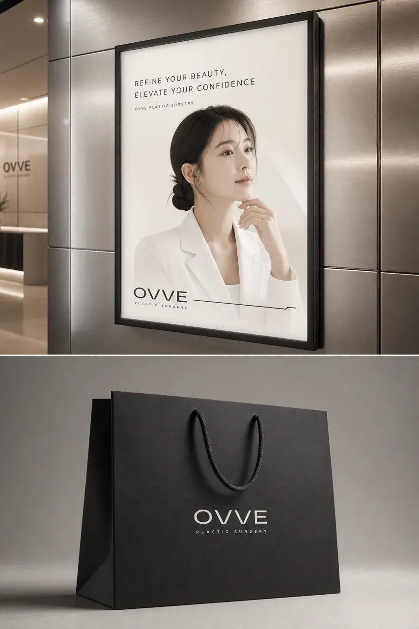 병원·의원 로고 디자인 — 미니멀한 병원 로고 브랜드 시스템