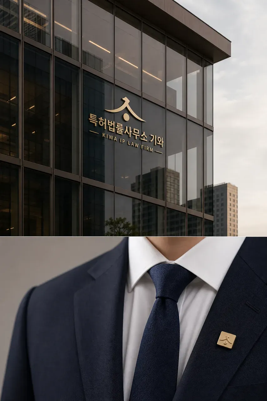 법률·세무·특허 로고 디자인 — 고객의 지식재산을 든든히 지키는 프리미엄 지붕 법률사무소 로고 브랜드 시스템