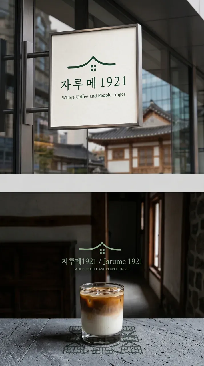 그 외 로고 디자인 — 100년 한옥에서 만나는 특별한 시간 21 브랜드 로고 브랜드 시스템